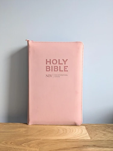 NIV Larger Print Personal Pastel Pink Bible