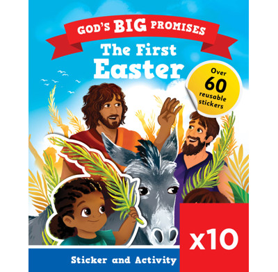 God's Big Promises The First Easter Sticker and Activity Book 10 Pack