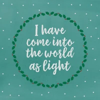 I have come into the world as light