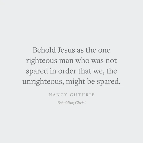 Beholding Christ