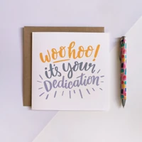 Woohoo Dedication Card