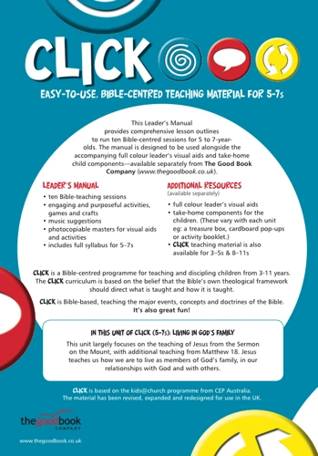 Click Unit 4: 5-7s Leader's Manual