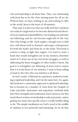 Leaders Who Follow