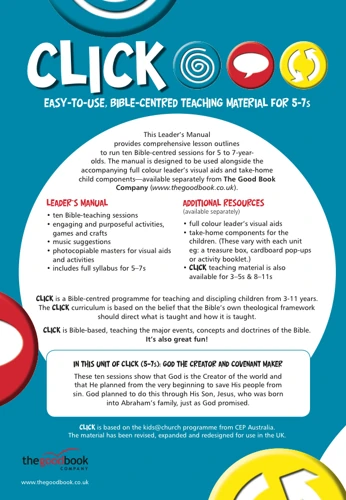 Click Unit 2: 5-7s Leader's Manual