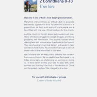 2 Corinthians 8-13: True love (ebook)