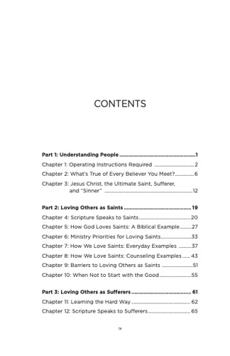 Saints, Sufferers, and Sinner